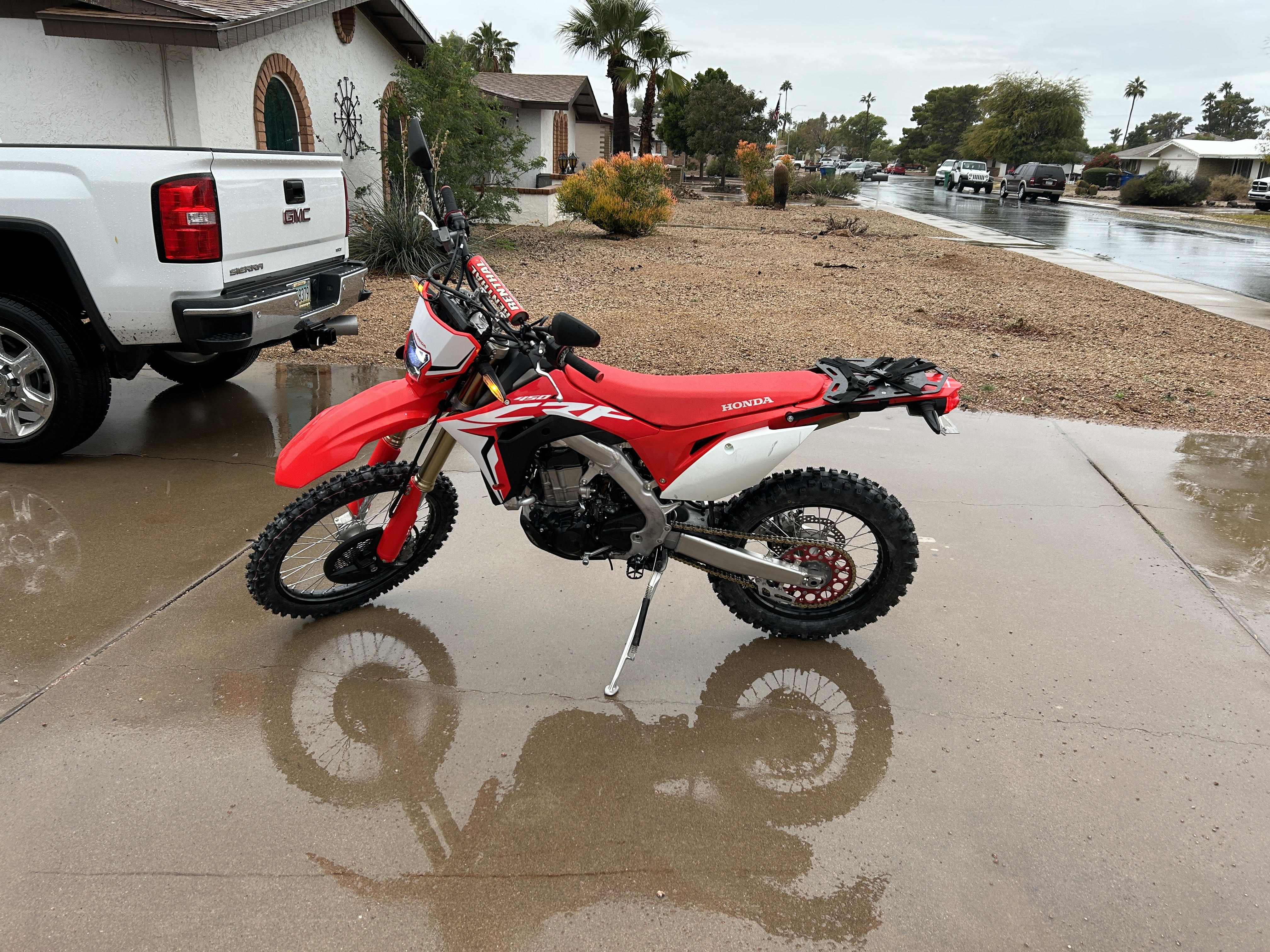 crf450l after being set up